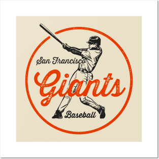 Vintage Giants Posters and Art